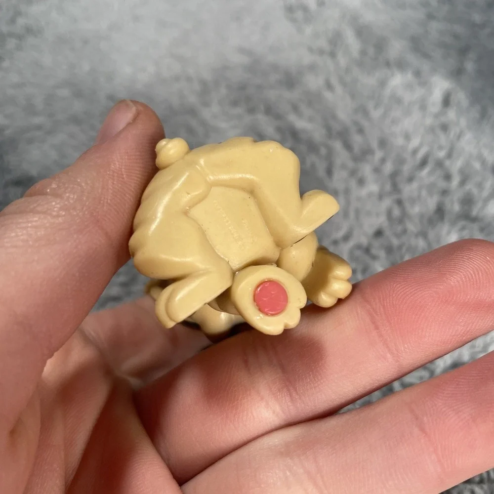 LPS Hasbro #107 Tan Bulldog Dog Green Eyes 2004 G1 Authentic Vintage Toy Figure
